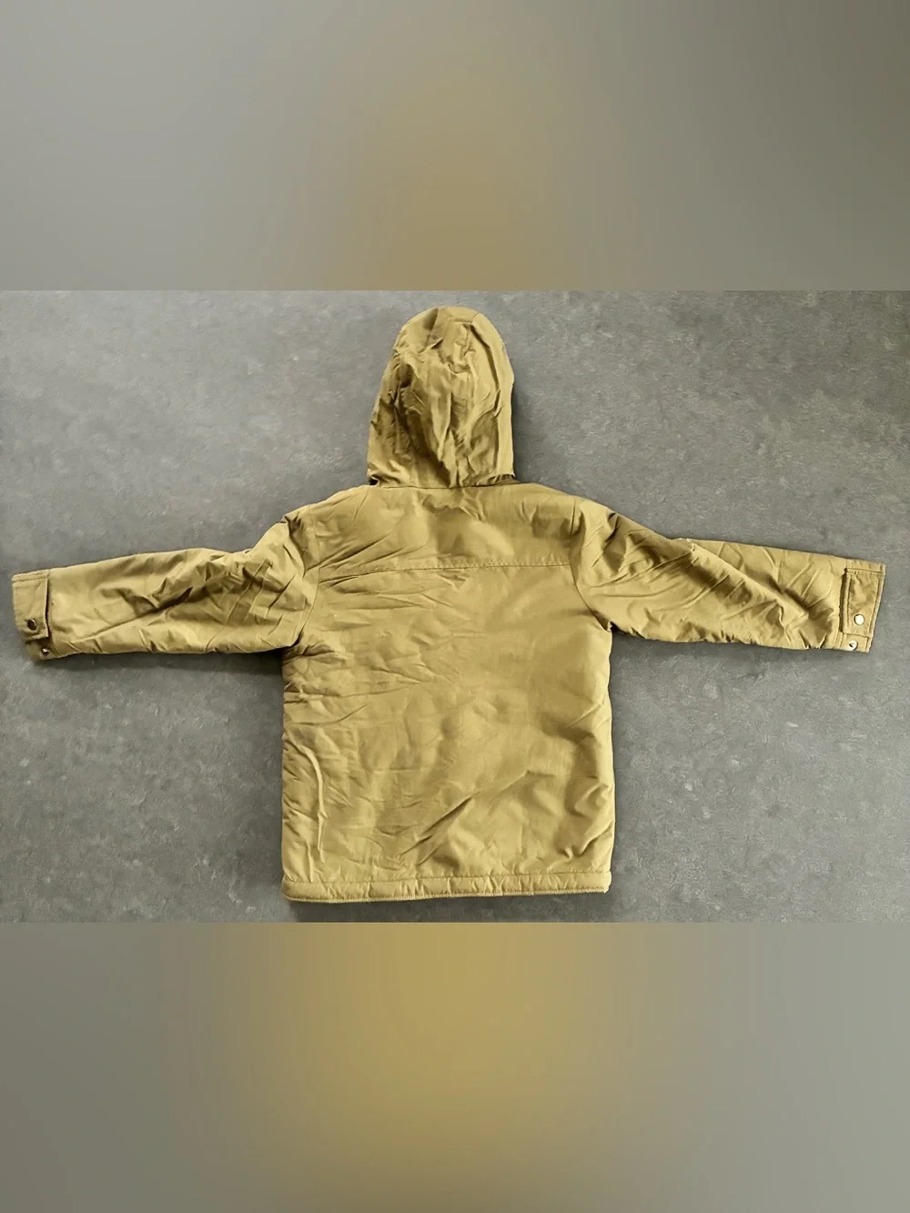 Patagonia Kids Olive Hooded Puffer Jacket